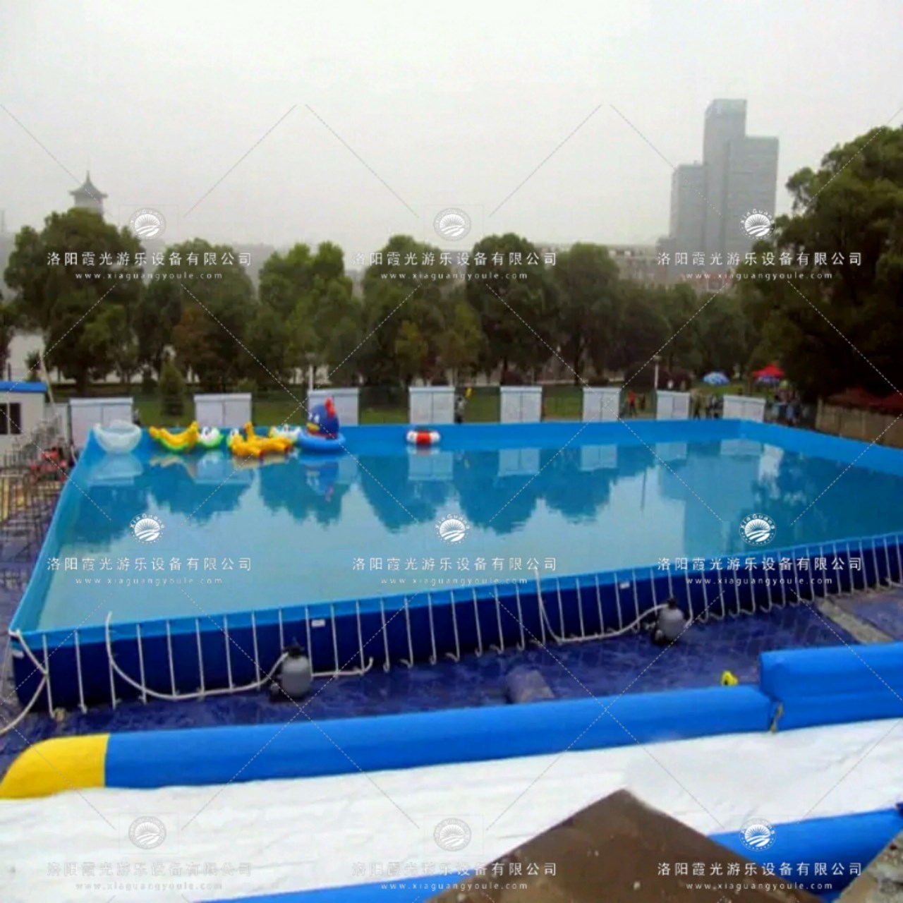 普格大型支架游泳池